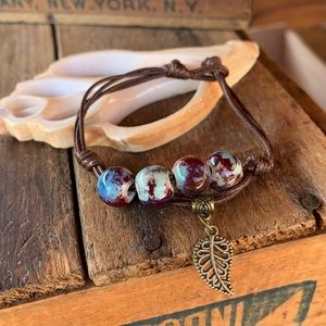 ✨VINTAGE BOHO CERAMIC STRING BRACELET/ANKLET
